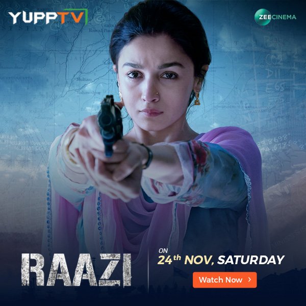 raazi movie premiere on tv