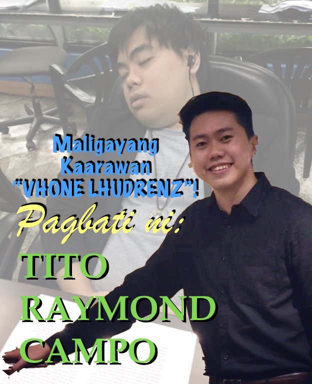 TitoRaymondC's tweet image. BINABATI ni TITO RAYMOND si @KiligToDVhonez sa araw ng kanyang kapanganakan! Love you men more power god bless #TitoRaymond #Raydy