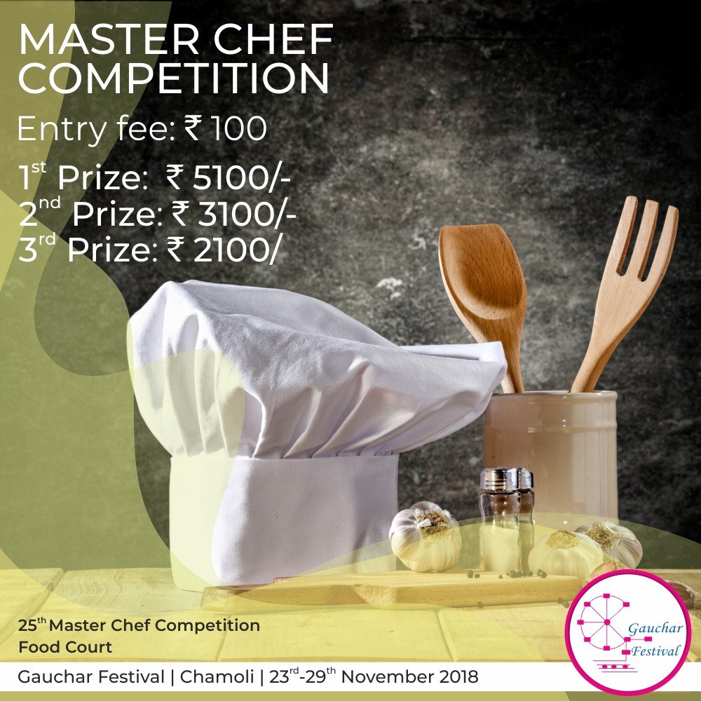 UTDBofficial's tweet photo. #GaucharFestival2018
Give us a taste of your culinary skills at the #MasterchefCompetition on 25th Nov during the weeklong celebrations of #GaucharFestival.Participate and Win Cash Prizes. 
To registeration: https://t.co/GaqYuMKBvd
For further details, pls call 7895090282 https://t.co/5z7W6ZEwTk