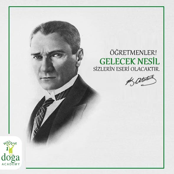 Tüm öğretmenlerimizin 24 Kasım Öğretmenler Günü’nü kutluyoruz! #öğretmenlergünü #dogaacademy <a href="/dogaokullari/">Doğa Koleji</a>