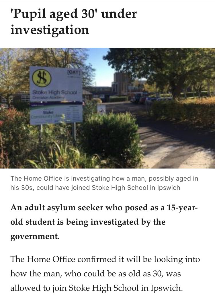 JonHolb's tweet photo. Qn: How can a 30 year old asylum seeker succeed in being treated as a child?
A: The law requires age assessors to treat what the person looks like as of little value.
#AbsurdButTrue
https://t.co/tDrmb2khmL https://t.co/Ijzb8BcwOm