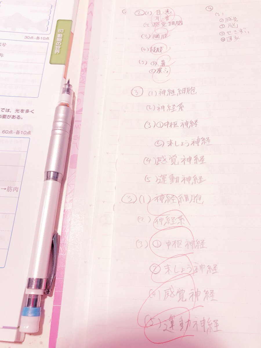 ＃勉強垢 ＃テスト期間 ＃理科 ＃ワーク
結構時間経った！

ワークをたくさん解いて覚えるぞー！！！