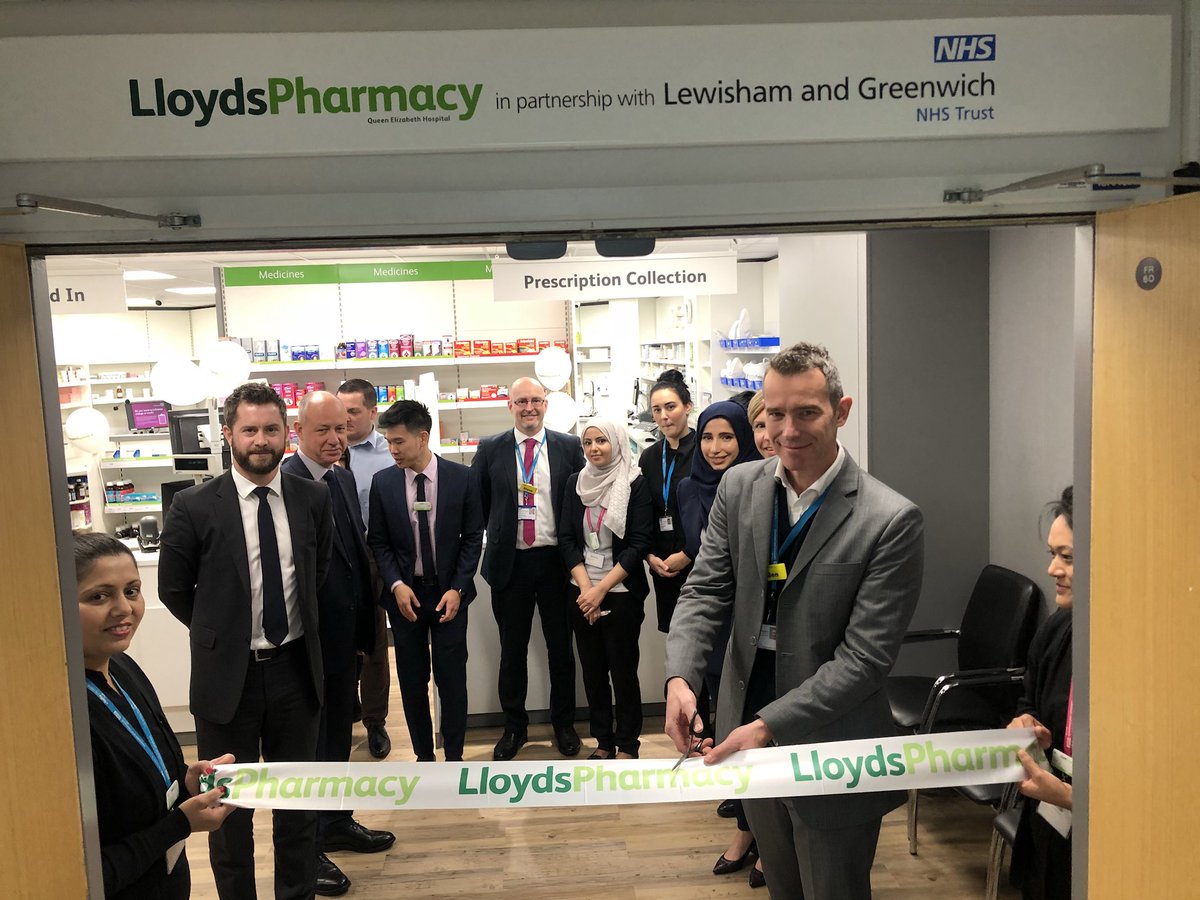 Official opening of our new outpatient pharmacy at QEH, delivered in partnership with <a href="/Lloydspharmacy/">LloydsPharmacy</a> Supporting 200 patients a day with a wait time of less than 15mins. Amazing what you can achieve with a great team who commit to partnership working!