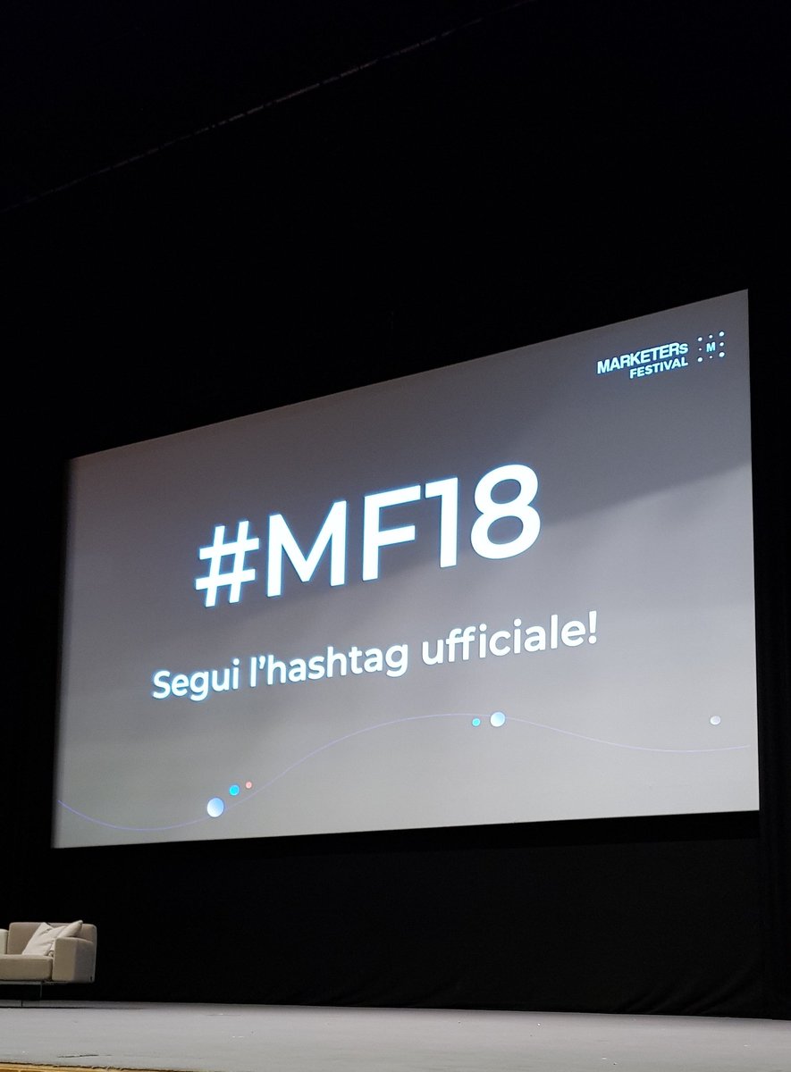 Info di servizio 😎 #MF18