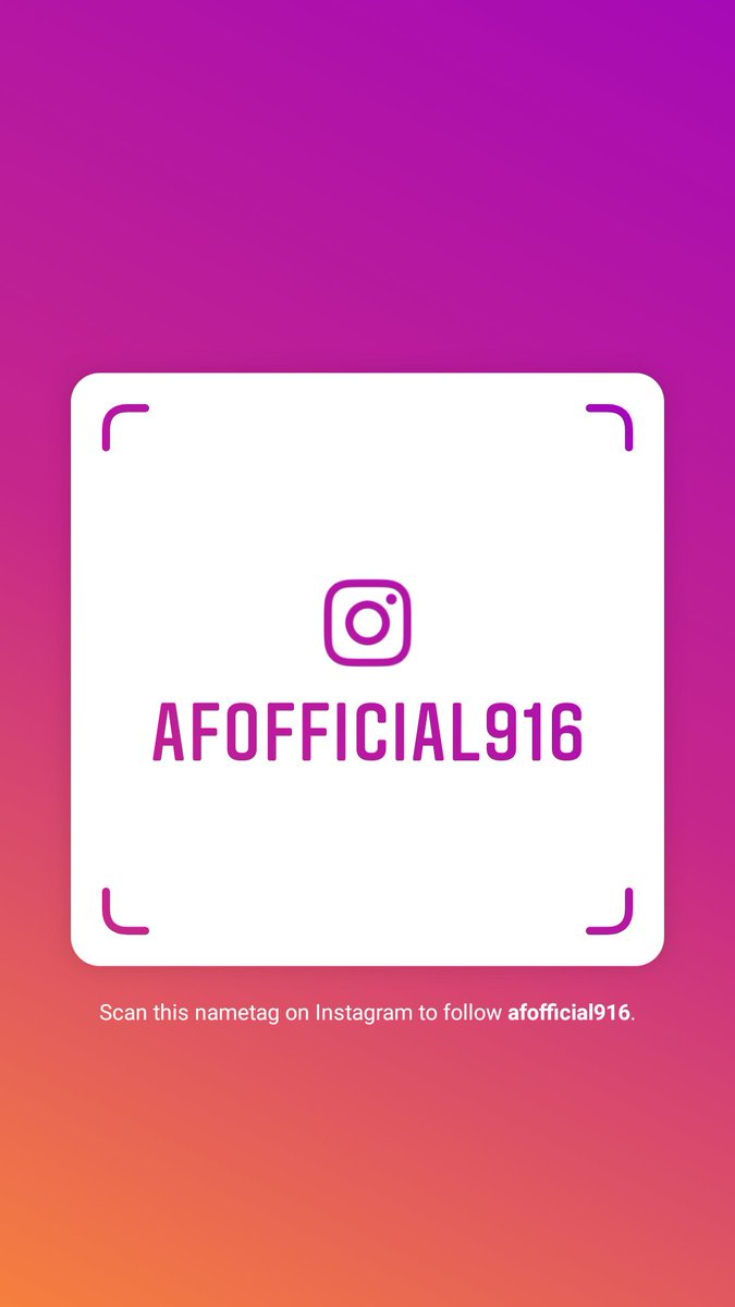 Follow me on Instagram! Username: afofficial916
instagram.com/afofficial916?…