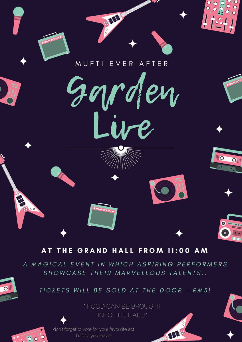 ArtsGis's tweet photo. Garden Live was a huge success today with over 200 tickets sold altogether! Thank you to the lovely performers and the audience. Great day for the Art Strand and GIS! #MuftiEverAfter #GIS https://t.co/HwatHN9bUS