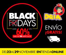 Black Days: Hasta 60% dto. en más de 500 artículos en Drim. Sólo en   the-blackfriday.com #blackfriday