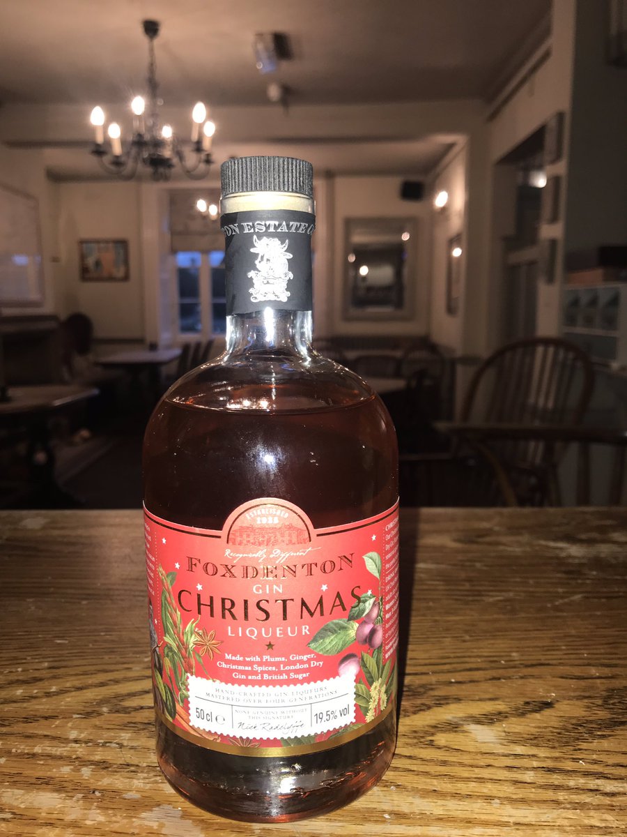 The holidays are coming, the holidays have arrived, try our new Gin, Foxdenton Christmas Gin, plums, ginger and spices. Yummy