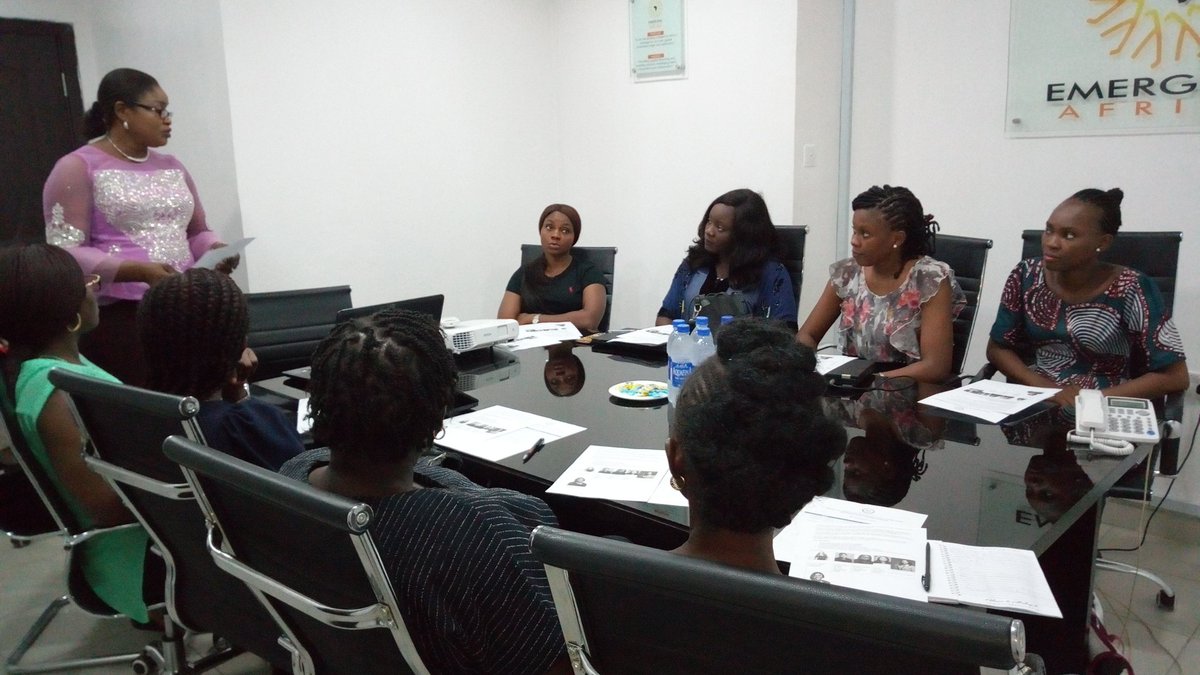 FinanceWomenNG's tweet image. The WIFng Work readiness training begins with an introduction of the WIFng forum to the participants by the Executive Secretary - Olive Ikedionwu.