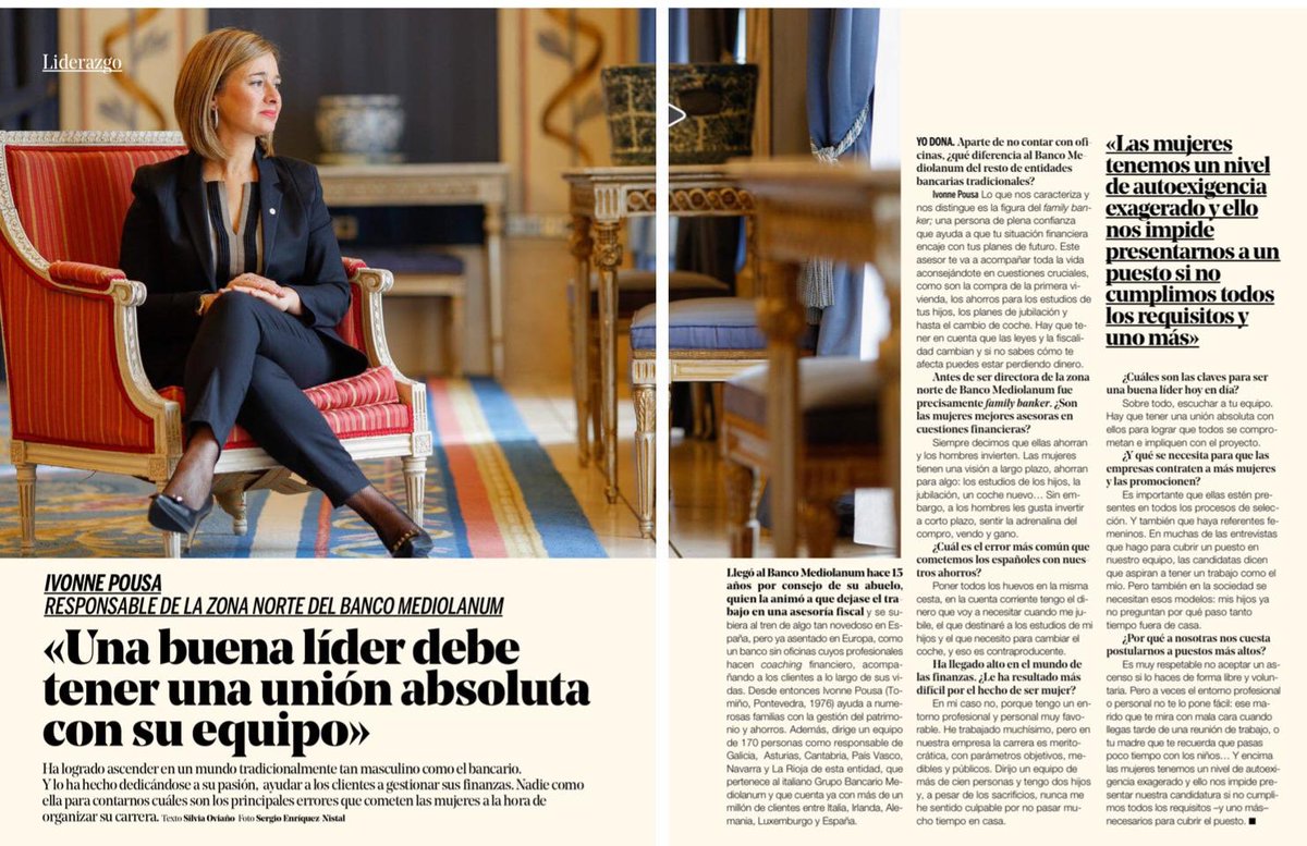 salvolap's tweet photo. Hoy salimos en la prensa de calidad. @BancoMediolanum @ColussiVittorio @ivopousa https://t.co/GaDF7bjQCy