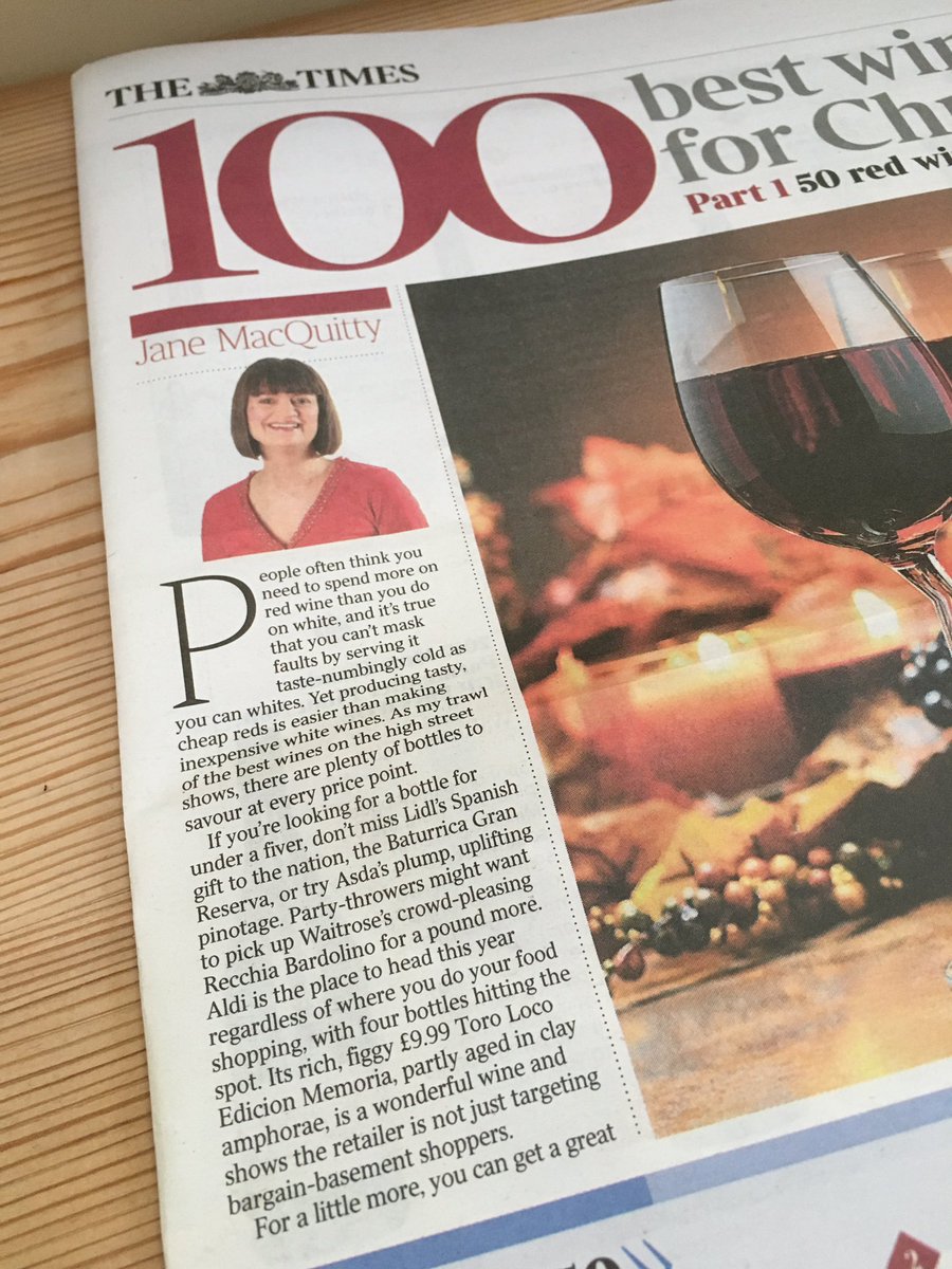 drmikerjames's tweet photo. “Aldi is the place to head this year regardless of where you do your food shopping...” The Times Top 50 Red Wines https://t.co/uLAYJwthAn