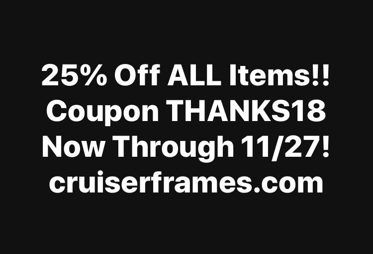 CruiserFrames's tweet image. cruiserframes.com
THANKS18
#freeshipping #licenseplateframes #perfectgifts #blackfriday #cybermonday #spreadtheword #autoaccessories