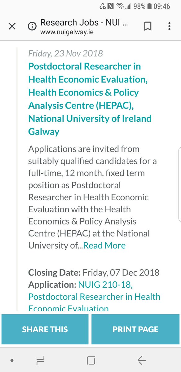 P Gillespie (@gillespie_p) on Twitter photo New Health Economics PDR position available with us at @HealthEconNUIG <a href="/econgalway/">Economics NUI Galway</a> New Health Economics PDR position available with us at @HealthEconNUIG <a href="/econgalway/">Economics NUI Galway</a>