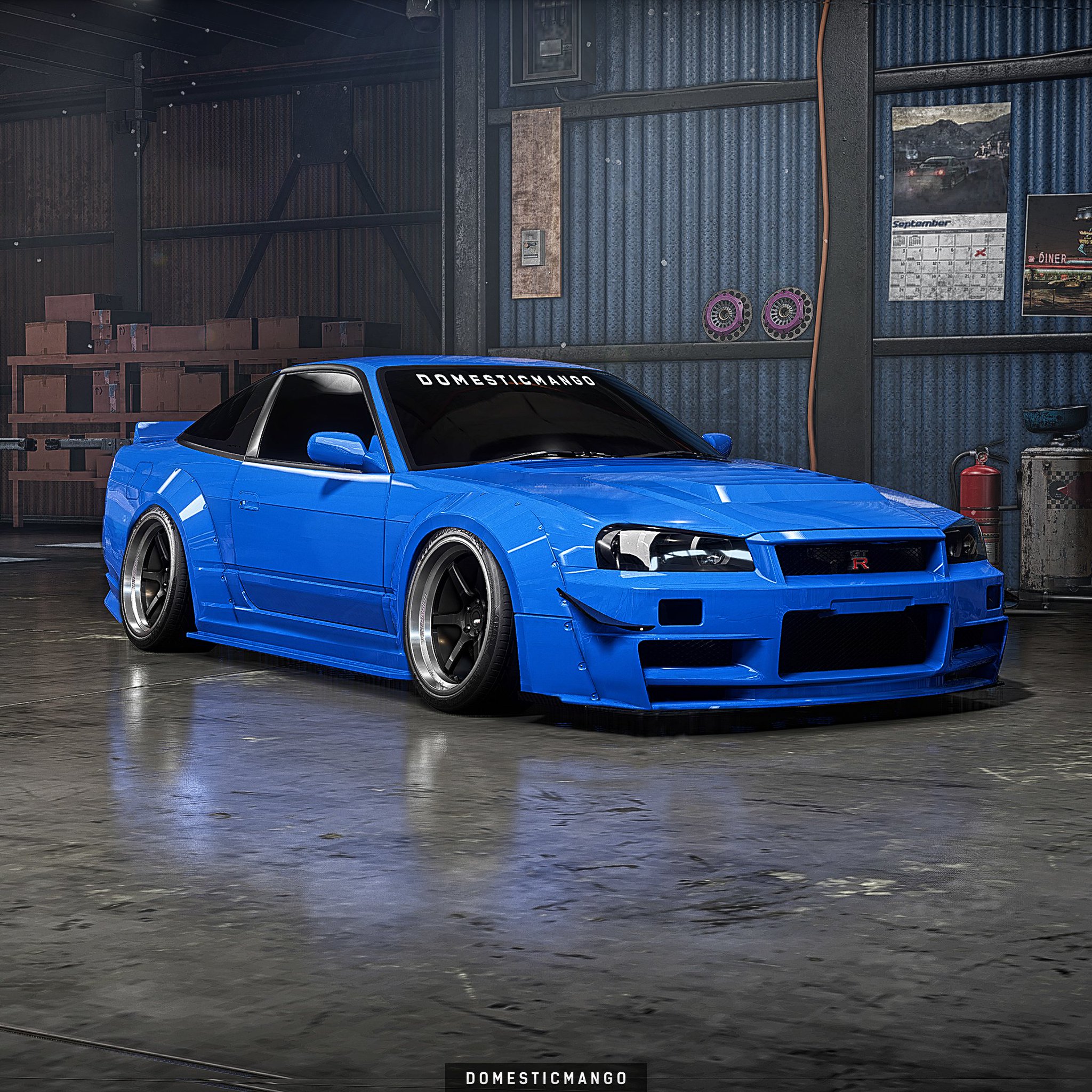 Nissan Skyline GTR r34 корч