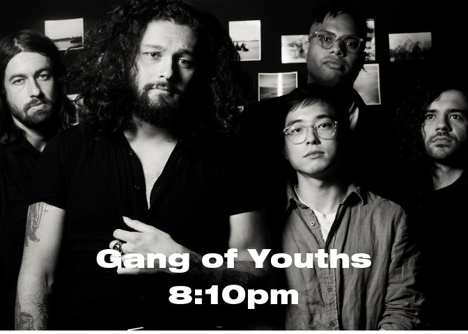 They are mid way through their record breaking Say Yes To Life Tour, and they have saved the best for Brisbane. Gang Of Youths are up next!