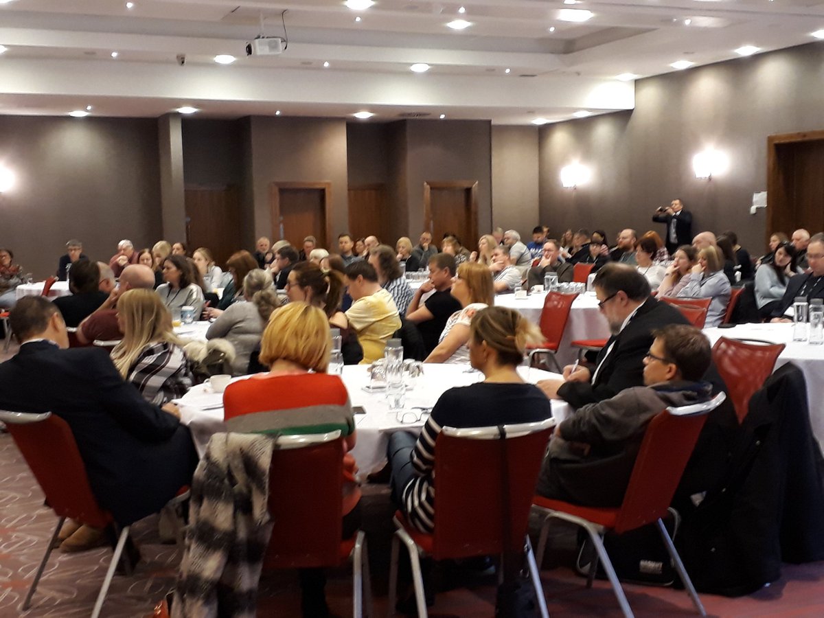 NorthEastNASUWT's tweet photo. Dr Patrick Roach talking about education, public services, discrimination, teachers pay and Brexit at the NE Regional Conference #NASUWT #NASUWTnortheast #teachers #teaching #Patrickroach https://t.co/Hd2m2vPdmw