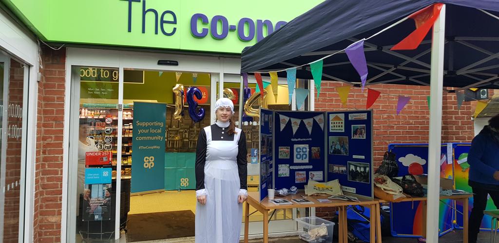 We are in Long Buckby this morning to raise awareness and say thank you to the Co-op customers for raising money for our project. #coop #thanksyou