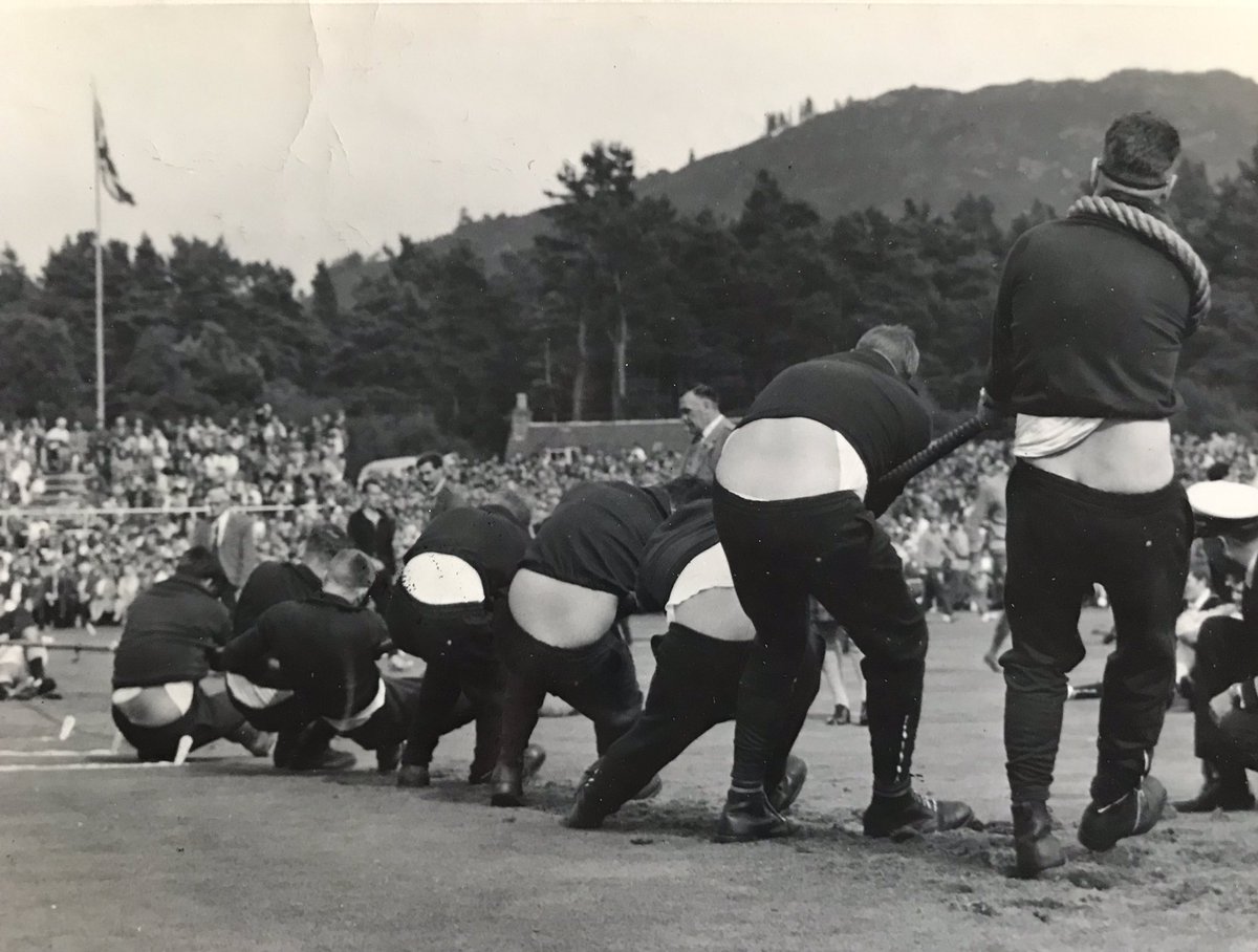 Today’s #explorearchives theme feels like it was made for us - #SportingArchives! Braemar Royal Highland Society has held the Braemar Gathering, the celebrated Highland games event, since 1832. 
1st image- 1832 winners, 2nd- 1919 programme, 3rd- putting the stone, 4th- tug o’ war