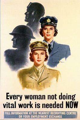 WomenAtWar2's tweet image. Did you know women were #conscripted into the #BritishArmy in #WWII? Dec 1941 the gov passed #TheNationalServiceAct (2) &amp;amp; conscripted unmarried women between 20 &amp;amp; 30 to #ATS, #WAAF &amp;amp; #WRNS. Over 640,000 women served in the British armed forces in WWII #womenatwar #conscription