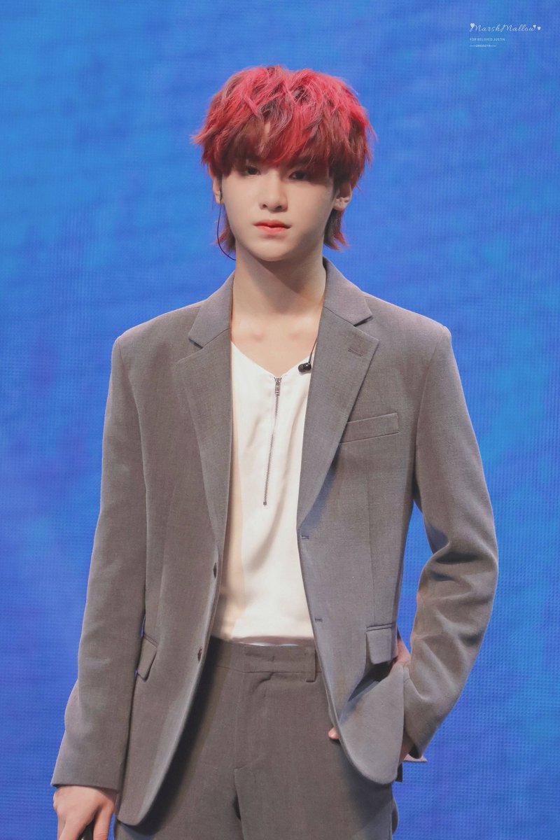 JustinaeHuang's tweet photo. I love this baby. He looks so handsome with his red hair.

#Justin #JustinHardRoad #justinhuang #huangminghao #NinePercent #NEX7 https://t.co/bSb853n7qh