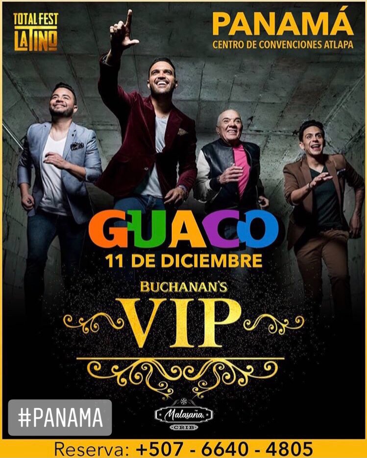 GuaquerosUnidos's tweet image. Pendiente guaqueros 
en #Panamá 🇵🇦 

El próximo 11 de diciembre
Nuestra Súperbanda #Guaco
Estará llevándoles toda la energía, tradición y la buena música que solo ellos, con su banda completa, les pueden dar

La cita es en el centro de convenciones de atlapa

@OficialGuaco