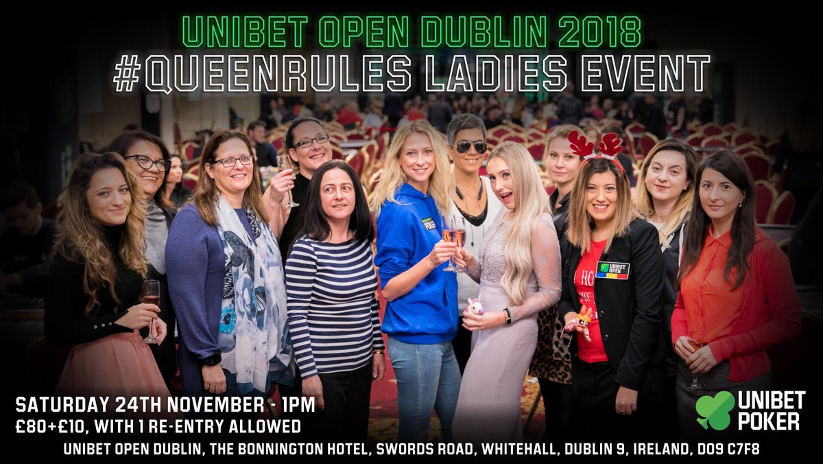 baltic_blonde's tweet image. Feeling very excited! The first ever #QueenRules Ladies Event in Ireland will kick off in a few hours! 💃👑🥂 #UnibetOpenDublin