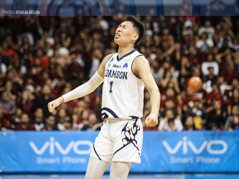 abscbnsports's tweet photo. LOOK! #UAAPSeason81 Photos: Akhuetie goes 'Atin 'to' to get UP to winner-take-all vs Adamson #UAAPFinalFour 

GALLERY»https://t.co/BAJWGC7CMY
RECAP»https://t.co/7ytNISUYA2 https://t.co/7jGONHX9SP