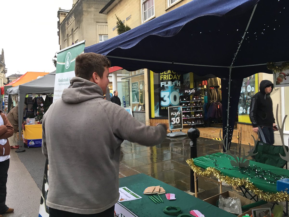 HHDepHead's tweet photo. Our first customer at Hardy’s Hoopla.  #WinterWonderland https://t.co/bwpZ0NOloN
