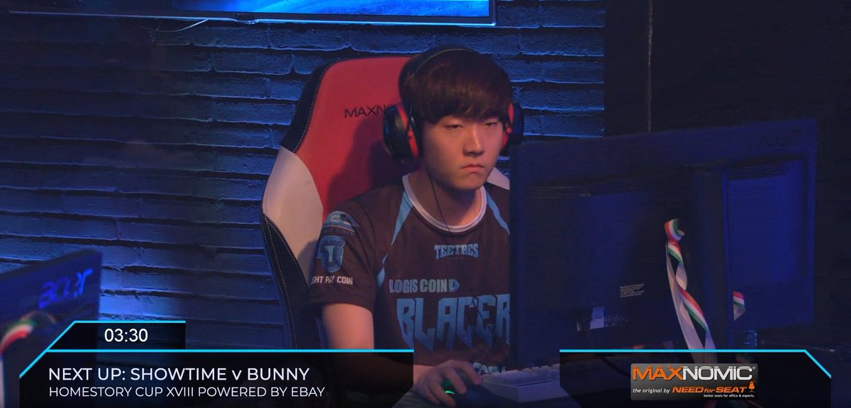 BlacerTV's tweet photo. GOGO @KOR_Bunny vs @ShoWTimESC2 GOOD LUCK!!!
@HomeStoryCup @TaKeTV
Stream: https://t.co/361Kgz43L0
#KoreCoin #LogisCoin #Blacer #HSC #Bunny #MastersofNodes #DachCoin https://t.co/K1Dk4j4bkE