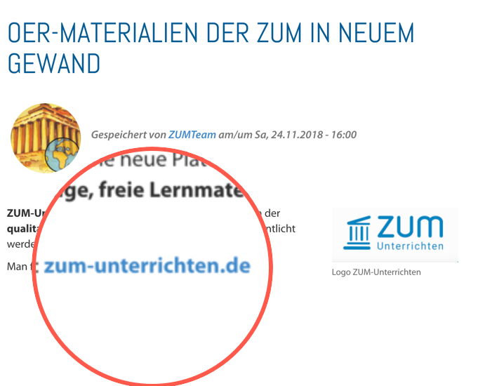 ZUMTeam's tweet photo. Vor wenigen Minuten haben wir unsere neue OER Plattform gestartet: 

https://t.co/sFcSehli8d

Den Blogpost mit einigen Hintergründen findet Ihr hier: 

https://t.co/YJcfqhFpaZ

Wir freuen uns auf Euer Feedback (siehe Link am Ende des Blogposts) #zumtreffen18 https://t.co/0agNWQlIDF