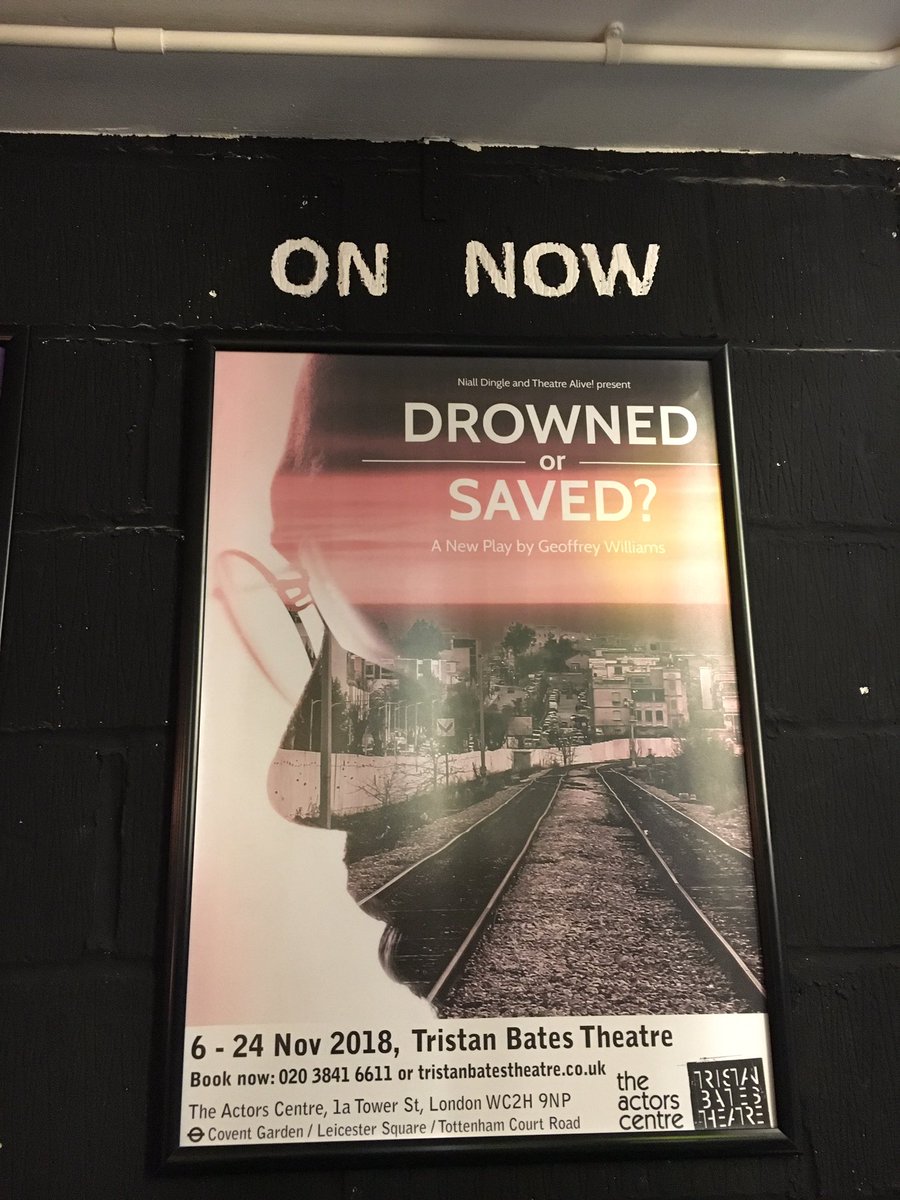 sally_speaks's tweet photo. A testament to the validity of #bilingualtheatre, and the story of a Holocaust survivor and fellow #torinese. Plus the wonderful @alexmarchi_act! #newtheatre @DrownedOrSaved https://t.co/nFmInTqvq6