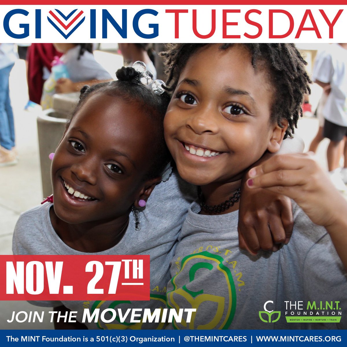 theMINTcares's tweet photo. Only a few more days until you can #JoinTheMoveMINT on #GivingTuesday ...share and spread the word with family and friends to give to THE MINT Foundation on Tuesday, November 27th
———————————
#THEMINT
#MINTCares
#Donate
#Philanthropy
#MakeaDifference https://t.co/9tchidSjDa