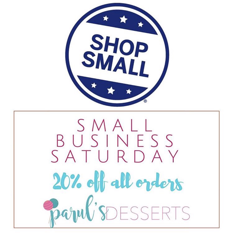 Paruls_Desserts's tweet photo. #ShopSmall today and support #SmallBusiness on #SmallBusinessSaturday!  All items are 20% off through midnight tonight!  #ParulsDesserts #Sweets #CakePops #AtlantaBakers #InstagramBakers #BakersOfInstagram #Desserts #Different #Atl #Atlanta #Sugar #EdibleArt #EdibleBranding #Sale https://t.co/uIPL1FEVZu