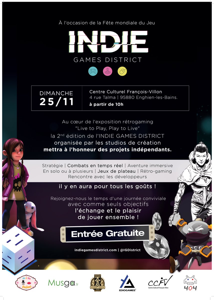Eskenn's tweet photo. Demain c'est l'#IndieGamesDistrict pendant toute la journée !

Passez me voir à #Enghien pour faire quelques games du jeu de votre choix ;)

cc: @Espace_404
#indiegames #retrogaming 
https://t.co/ECwXk9xFCj https://t.co/7I1tnOrI4V