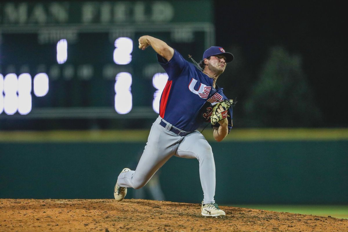 DYK: #TeamUSA posted a combined 8.92 K/9 this summer 🔥 

Check out the cumulative stats to see how you're favorite pitcher did ➡️: bit.ly/2RgR2NW #QuickStatsSaturday