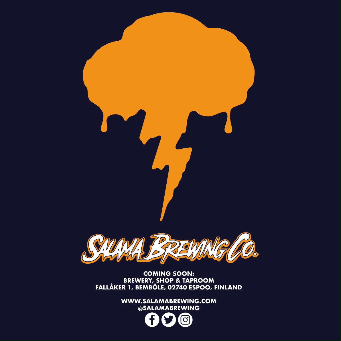 SalamaBrewing's tweet photo. The Salama Brewing Company "brewstorm" is now on the horizon. Fellow brewers &amp; friends, get ready...
#salamabrewing #brewstorm https://t.co/eU4vOpWGvY