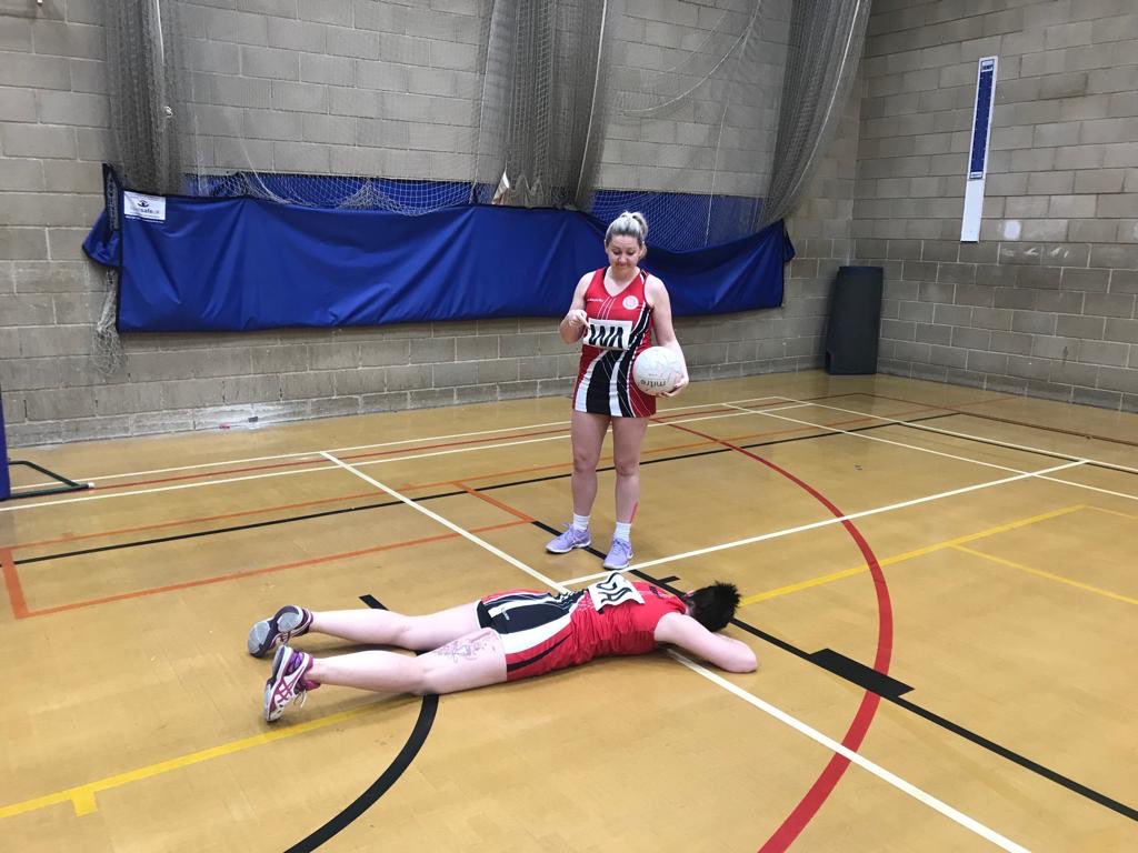HewlettNetball's tweet photo. Pre-match ‘warm up’ for @HewlettNetball #latenightgins #thisgirlwilltryherbestunderthecircumstances https://t.co/a4fXf7IOBK