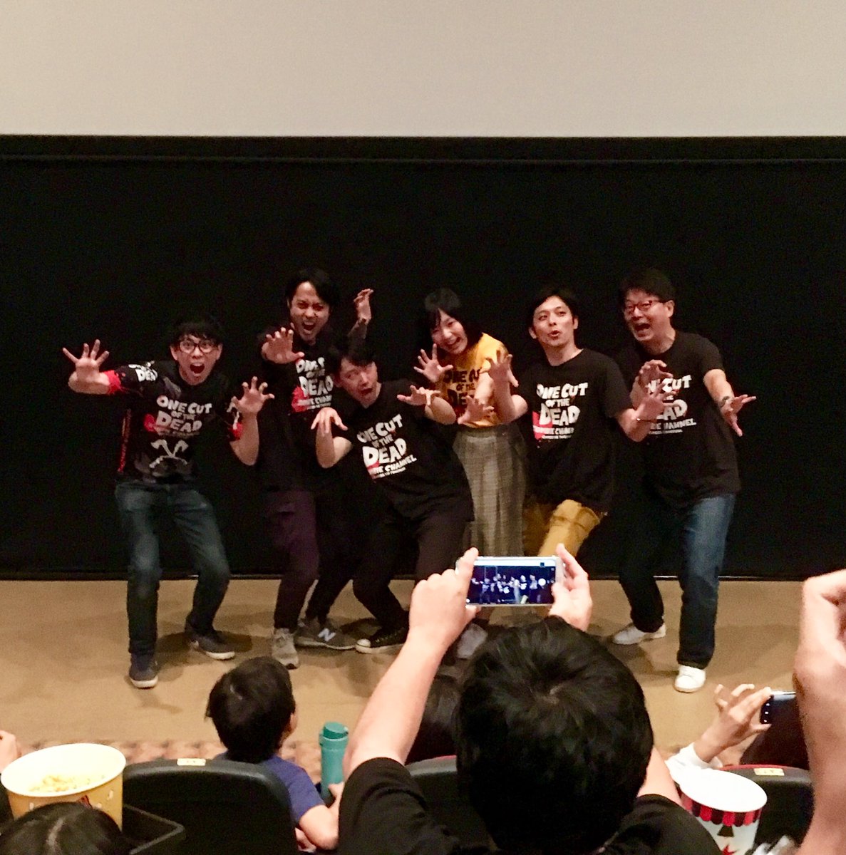 Gisu Michi カメラを止めるな 2回目もますます面白かった 舞台挨拶ではラストシーンの撮影秘話や海外での反応の違いなどいろんなお話を聞けました カメラマン助手役の浅森咲希奈さんがかわいかった