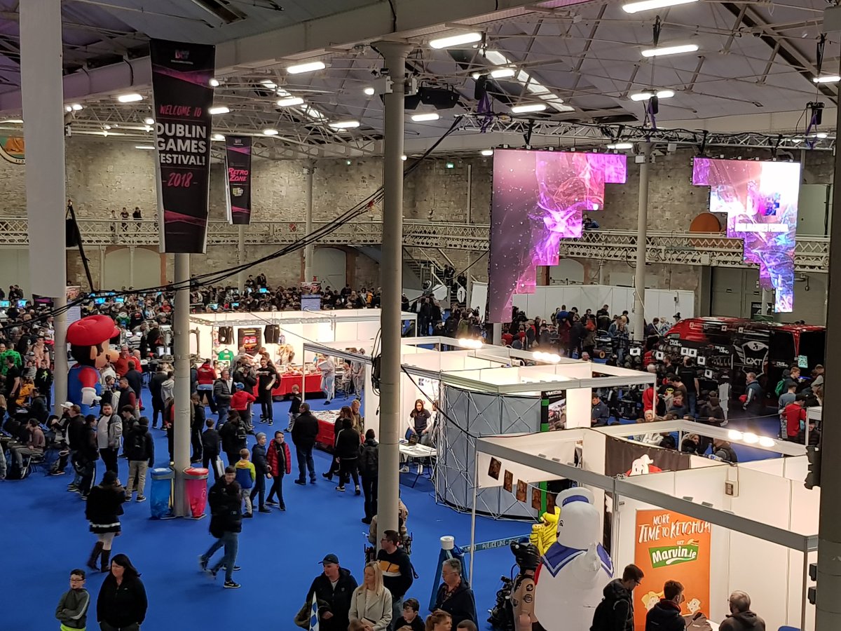 writersgame's tweet photo. An exciting day ahead with WRITERS GAME event partners, DUBLIN GAMES FESTIVAL at the RDS. #DGF2018 #wgdub18 #writersgame https://t.co/uSONy5UTHK
