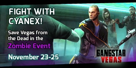 playgangstar's tweet photo. #ZombieEvent has started! 😯
Watch how @Cyanex13 is dealing with zombies, and send them back to the grave in this special event!
📽️ Watch a new video NOW 👉 https://t.co/1O85V6wC4W
👊 Fight NOW 👉 https://t.co/uPAbzGepKJ
#GangstarVegas https://t.co/ZmT6F69NOb