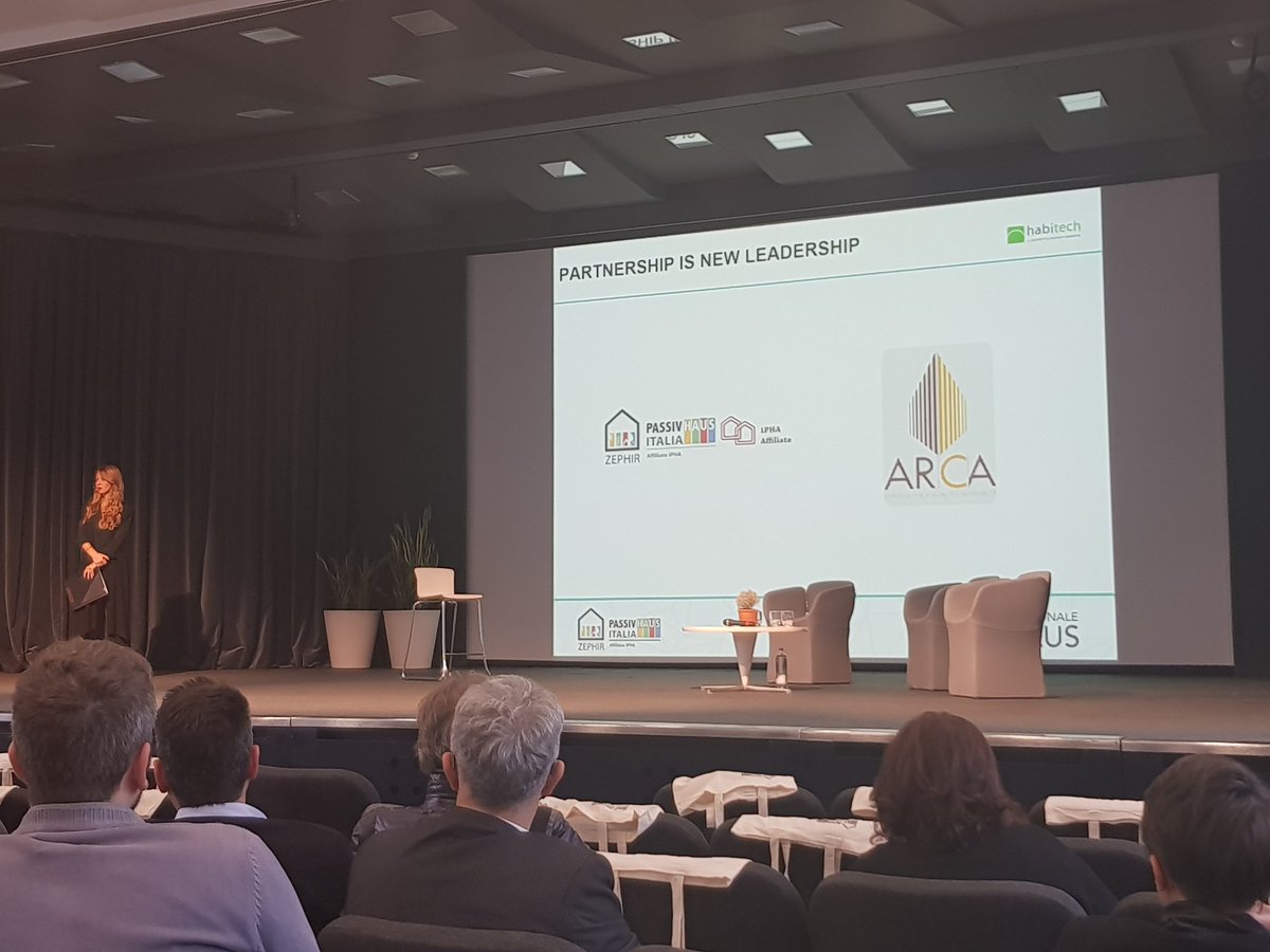 furiothinks's tweet photo. Interesting collaboration ongoing between @PH_Italia and @ARCACasaLegno announced today BY #Habitech @franzgas at Passivhaus Conference Italy #iconPH #crossstandard #energyefficiency https://t.co/JF6LsvIwgC