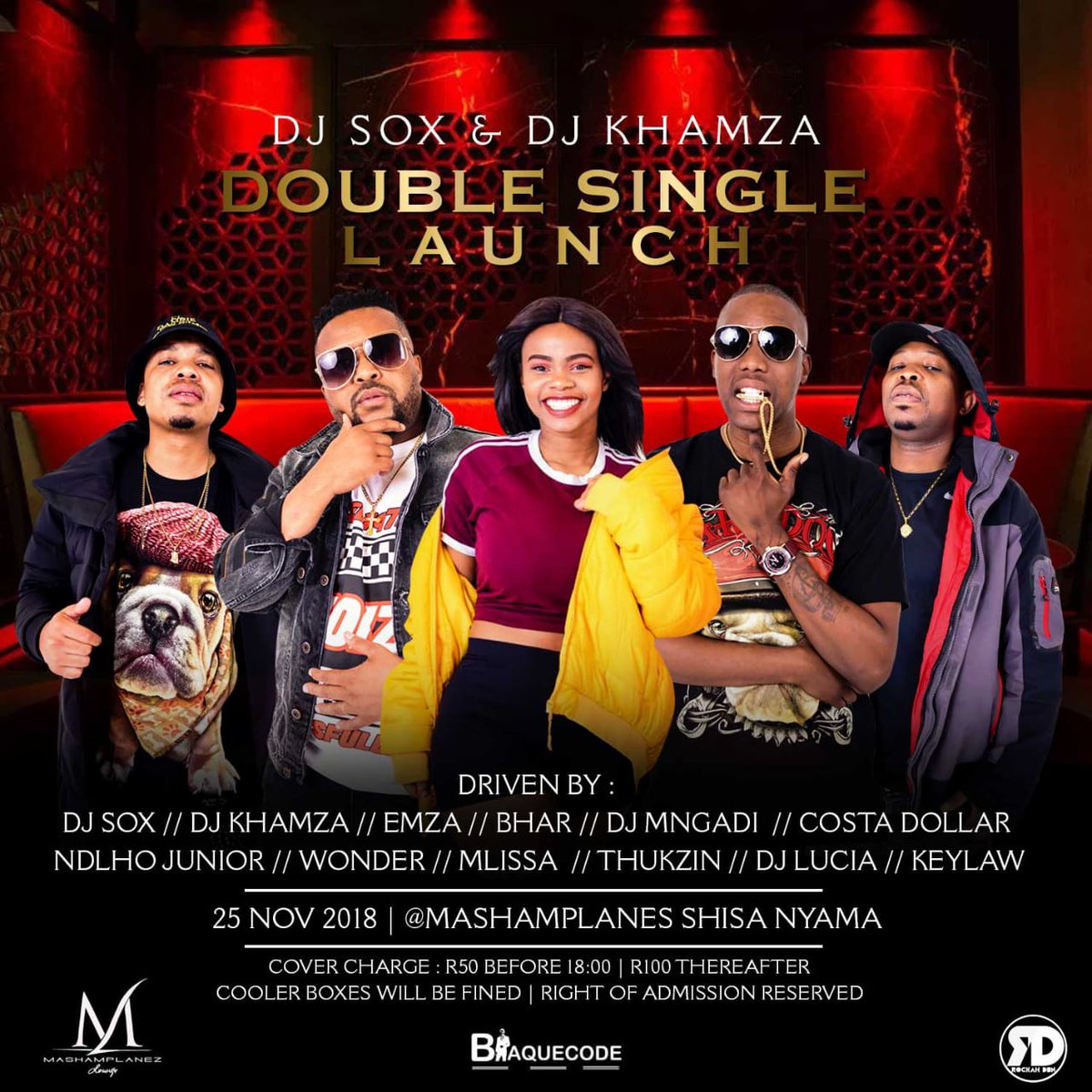 DJSOXsa's tweet photo. #TheeFinestGigGuide

Tonight:
- La Vue Mega Yatch
- Tholumuzi, Adams

Sunday:
- @AfroTainmentSA Summer 18

- Mashamplane's Lounge #DoubleSingleLaunch

See you on the dance floor near you!! #NgiphetheIzinto #SalusubuyaJesu #Phakamani https://t.co/HaDPr72N5N