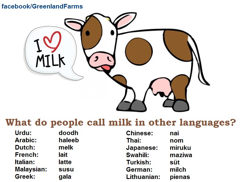Greenland Farms On Twitter What Do You Call Milk In Your Language Ppdl Expo