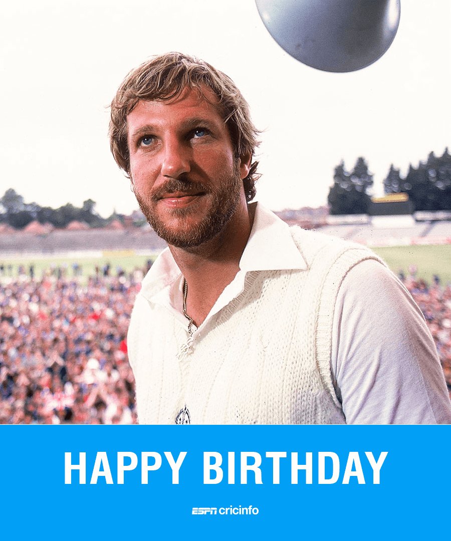   Happy birthday to Ian Botham, one of the game\s finest allrounders 

 