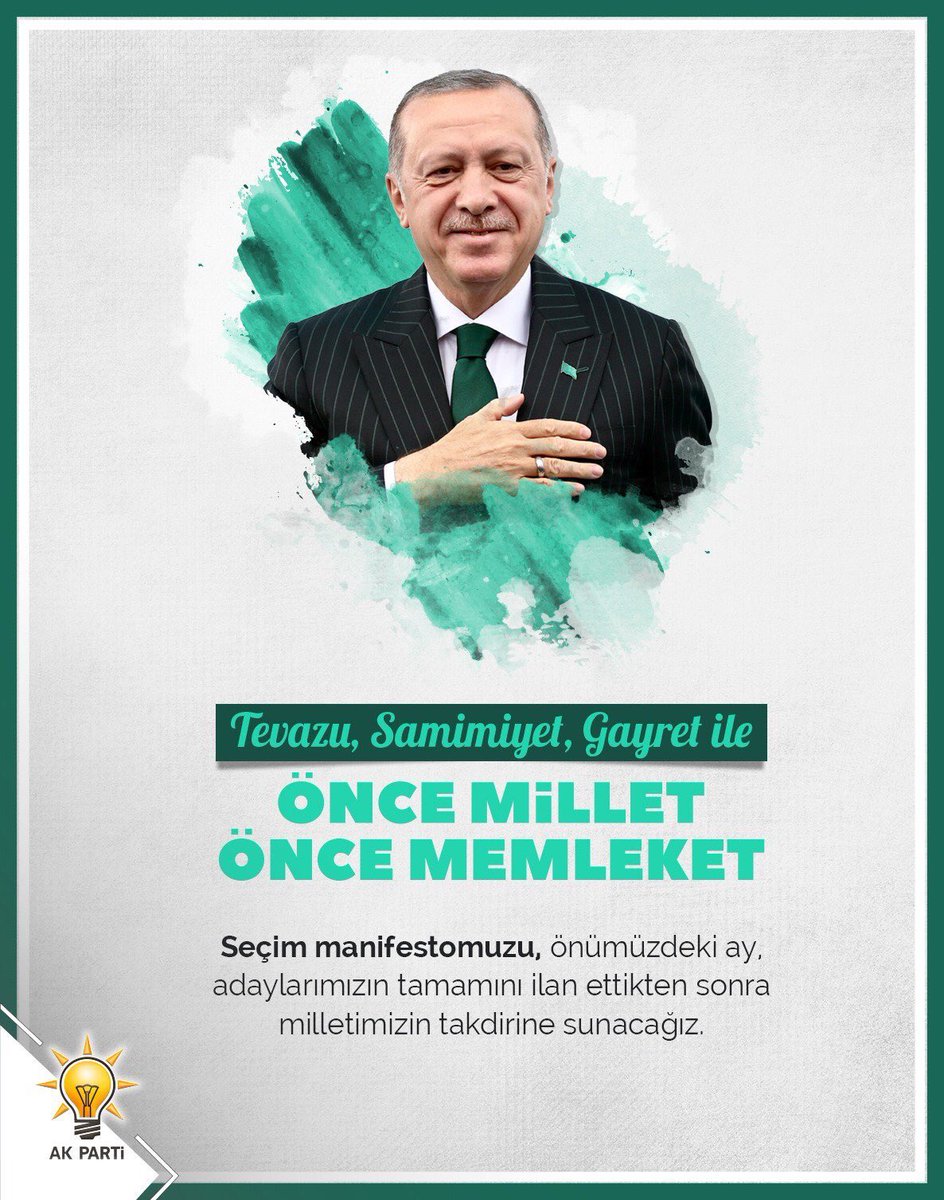 #ÖnceMilletÖnceMemleket