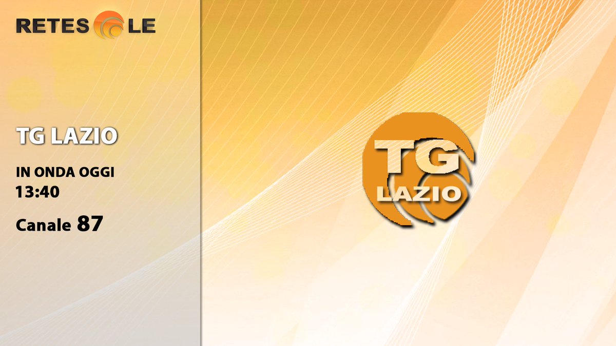 retesoletv's tweet image. Alle 13.40 il nostro #TgLazio.

Fra gli argomenti in scaletta:

• il #dissequestro della #scalamobile di #Repubblica
• i 6 #arresti al #Tufello per #droga
• il #calcio e la #formazione di @OfficialASRoma
• le ultime #ItaliaNuovaZelanda di #rugby

In studio #AlessandroBasile.