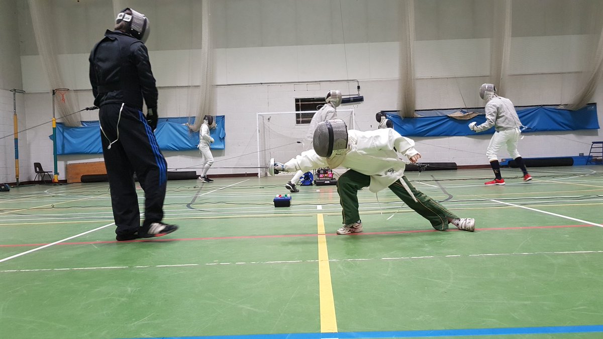 ArdinglyHistory's tweet photo. Epee, Foil and Sabre being coached today in Fencing. A great range of opportunities for the team! @ArdinglySport #agooddayonthepiste https://t.co/4a4C1G4qga