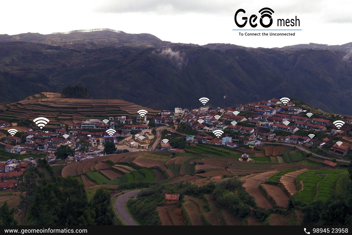 geomeoinfo's tweet photo. GeoMesh enables the Rural and Remote area to connect the internet "any time anywhere".
#GeomeoInformatics #GEOMESH #ruralarea #technology #connectlives
#networking #connectivity #mesh #digitization https://t.co/0d6sXc7QJf
