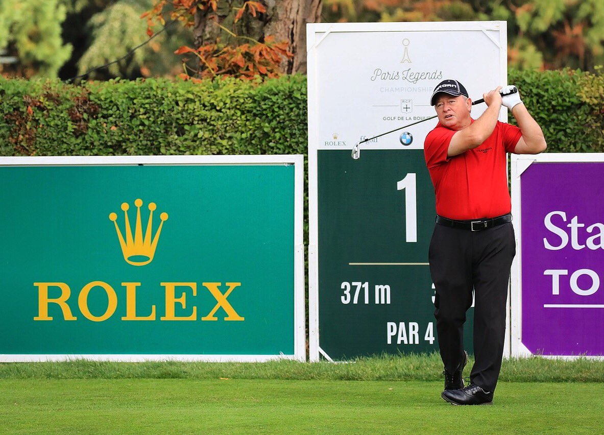 ➖ #OnTheCourse w/ the Legend - <a href="/IWoosnam/">Ian Woosnam</a>! 🎯

📸 @StaysureTour | <a href="/bestbacknine/">Phil INGLIS</a> | #gettyimages ⠀

#ianwoosnam #legend #golfer #staysuretour #rolex #PLC #PLC2018 #parislegends #paris #tournament #pro #seniorgolf #partner #sponsor #legends
