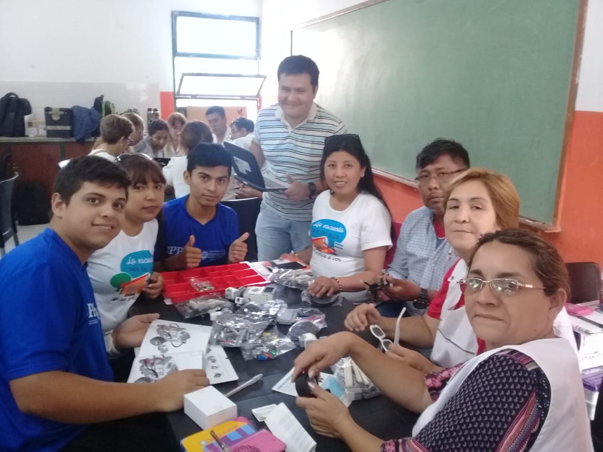 Alfaro11Mariel's tweet photo. #ESALAPACHOUNO4804 E.I.B #Tartagal #CalidadEducativa Presente en el Taller de Robótica. Fortalecemos competencias digitales, en el marco de la nueva visión de Educación 2030. #aprenderconectados #planied @fguillesaavedra @aniberruezo @UrtubeyJM https://t.co/SAAuEgxijU